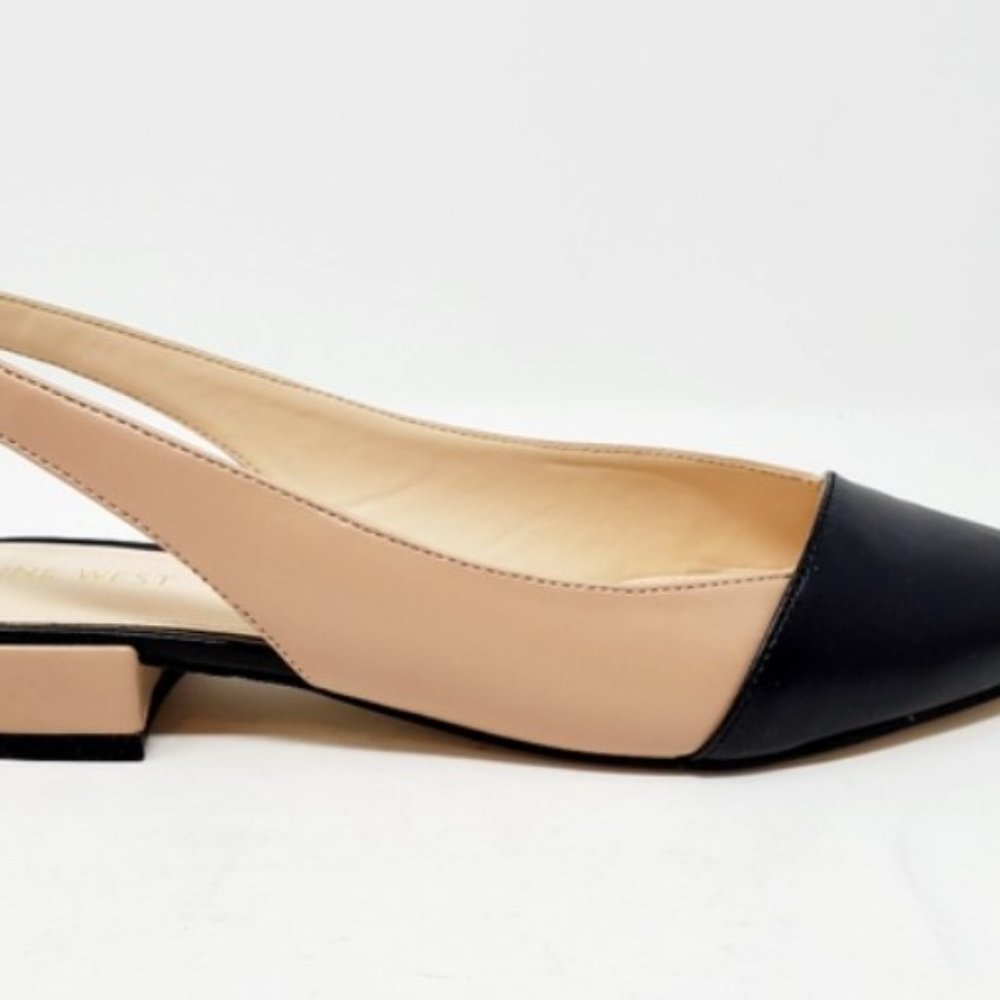 Nine West Forlove Leather Pointed Toe Casual Sling